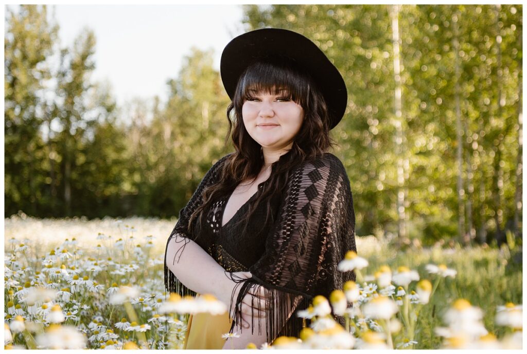 Daisy field in Alaska