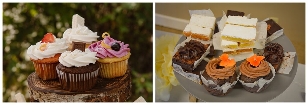 Wedding Cupcakes Brownies and Lemon Bars