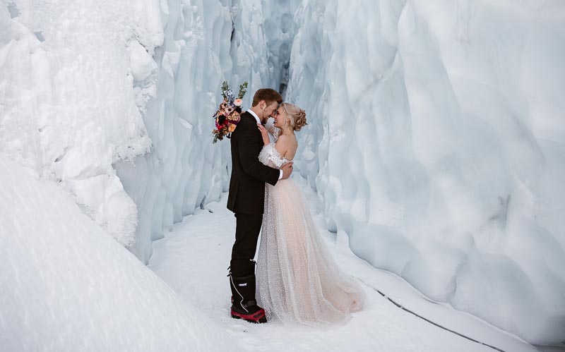 Alaska Glacier Elopement Photographer