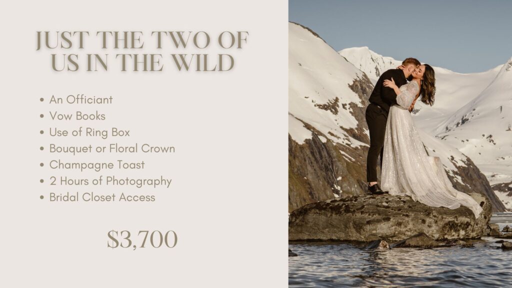 All-Inclusive Alaska Elopement Package