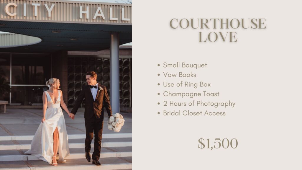 Courthouse All-Inclusive Elopement Package